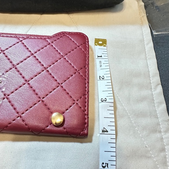 Badgley Mishka wallet, Maroon & gold. NWT - Picture 11 of 12